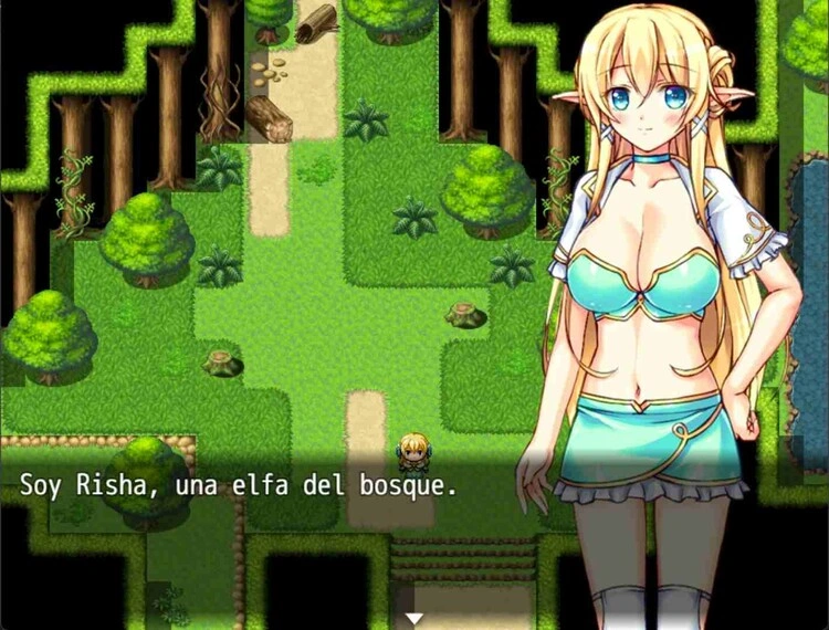 Blonde Elf Lisha en Español – Descargar RPG Adulto PC Gratis (Finalizado)